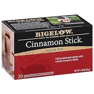 Front of Bigelow Cinnamon Stick Herbal Tea