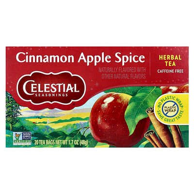 Front of Celestial Seasonings Cinnamon Apple Spice