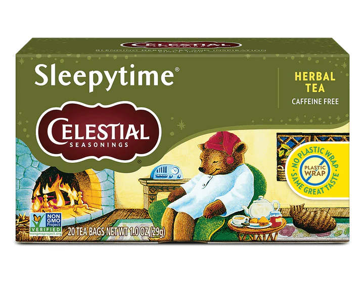 Front of Celestial Seasonings Sleepytime Tea Chamomile Blend